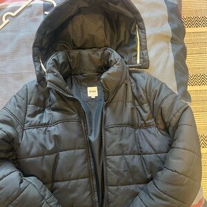 Hugo Boss Black Insulated Puffer Coat with Hood